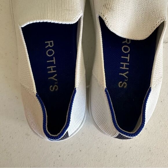 ROTHYS‎ The Original Slip On Sneaker in  Bright White Size 6.5 - Picture 12 of 14